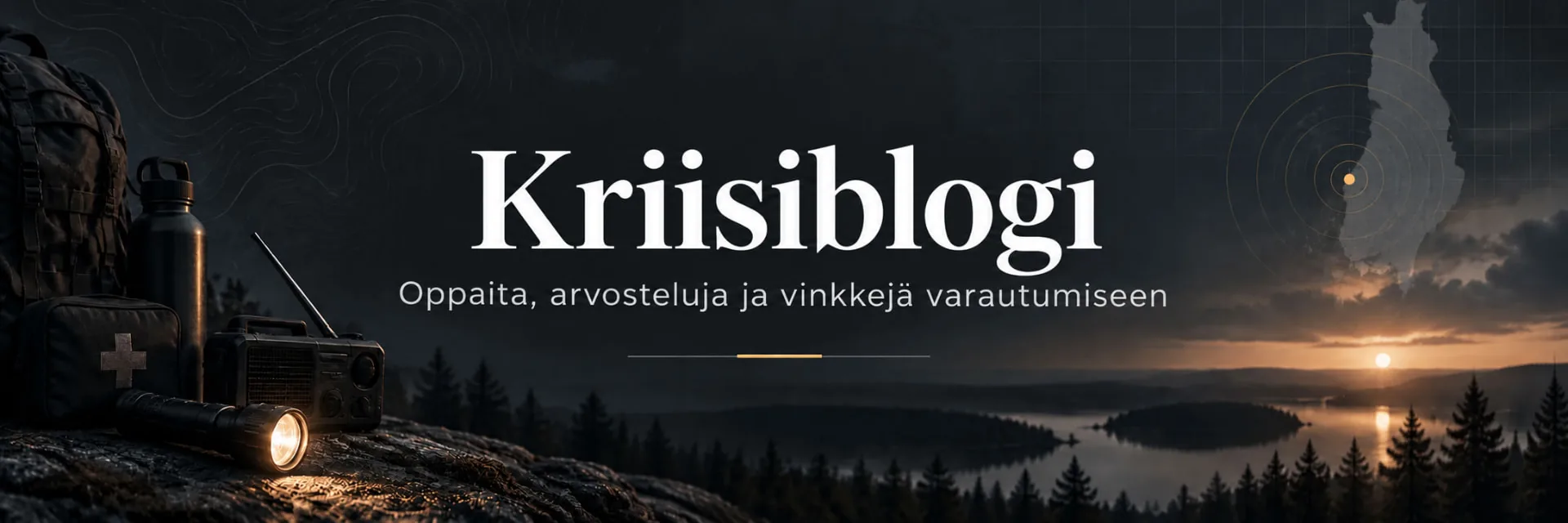 Kriisiblogi – oppaita, arvioita ja vinkkejä varautumiseen