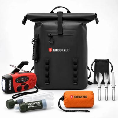 Valmiiksi pakattu hätäreppu (Bug Out Bag)