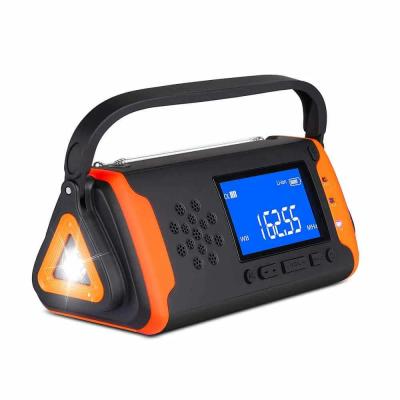 TRIANGL-hätäradio aurinkopaneelilla, 4 000 mAh